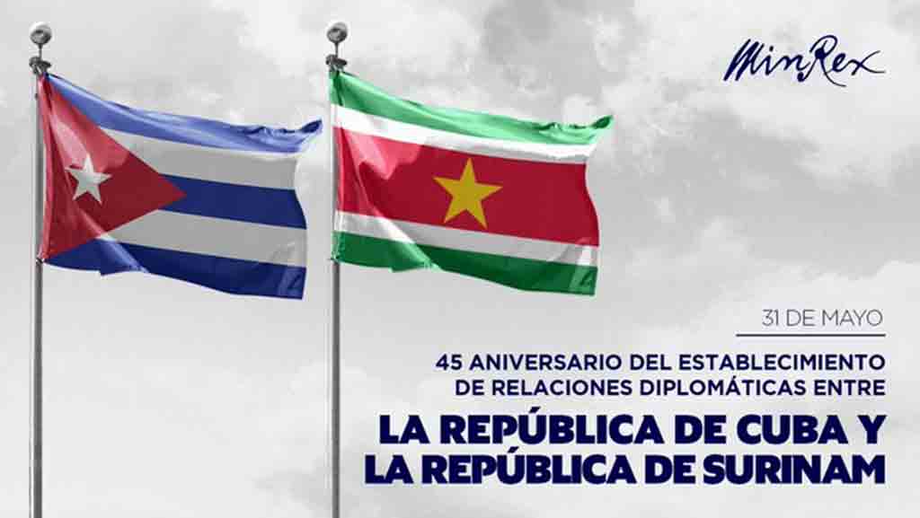 cuba-reitera-voluntad-de-estrechar-vinculos-con-surinam