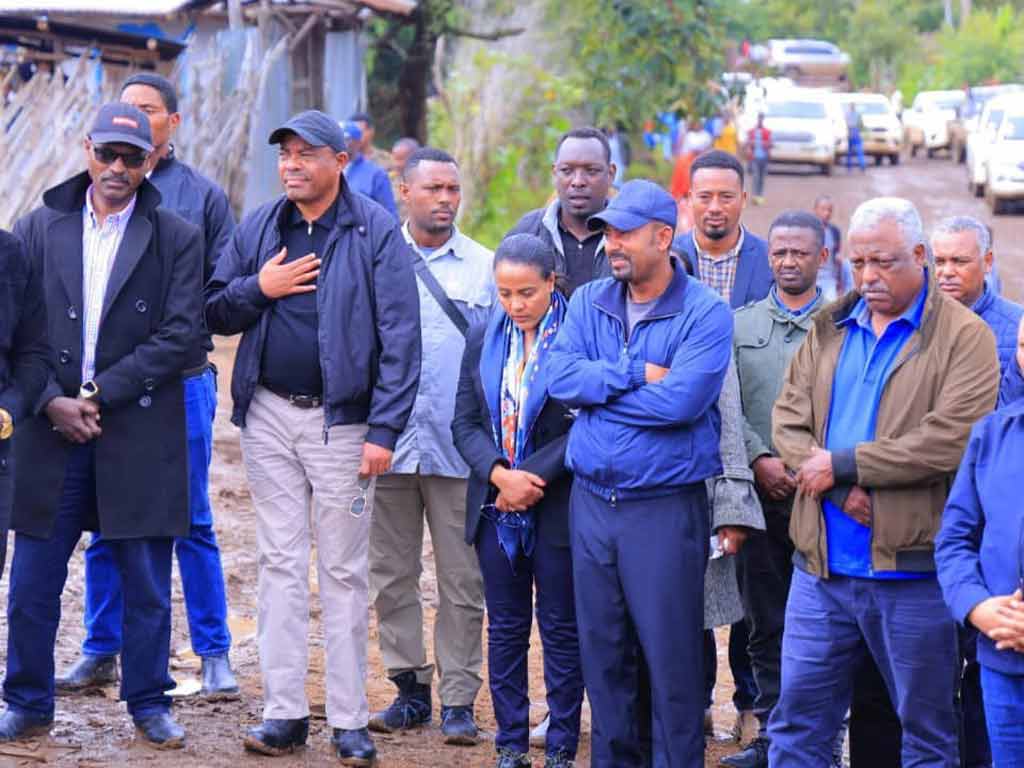 primer-ministro-de-etiopia-visito-zona-afectada-por-alud