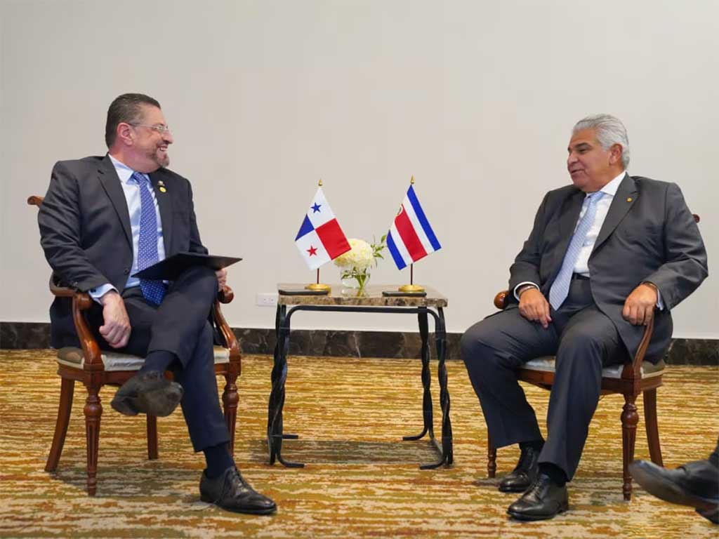 I presidenti di Panama e Costa Rica iniziano i colloqui ufficiali