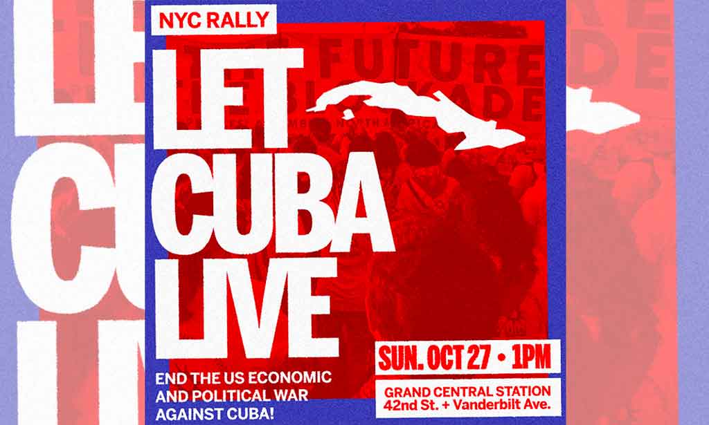 In New York and other US cities voices against the ban on Cuba