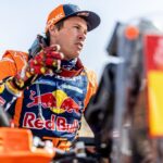 Daniel Sanders (AUS) for Red Bull KTM Factory Racing is seen at the prologue of Rally Dakar 2025 in Bisha, Saudi Arabia on January 03, 2025. // Kin Marcin / Red Bull Content Pool // SI202501030198 // Usage for editorial use only //