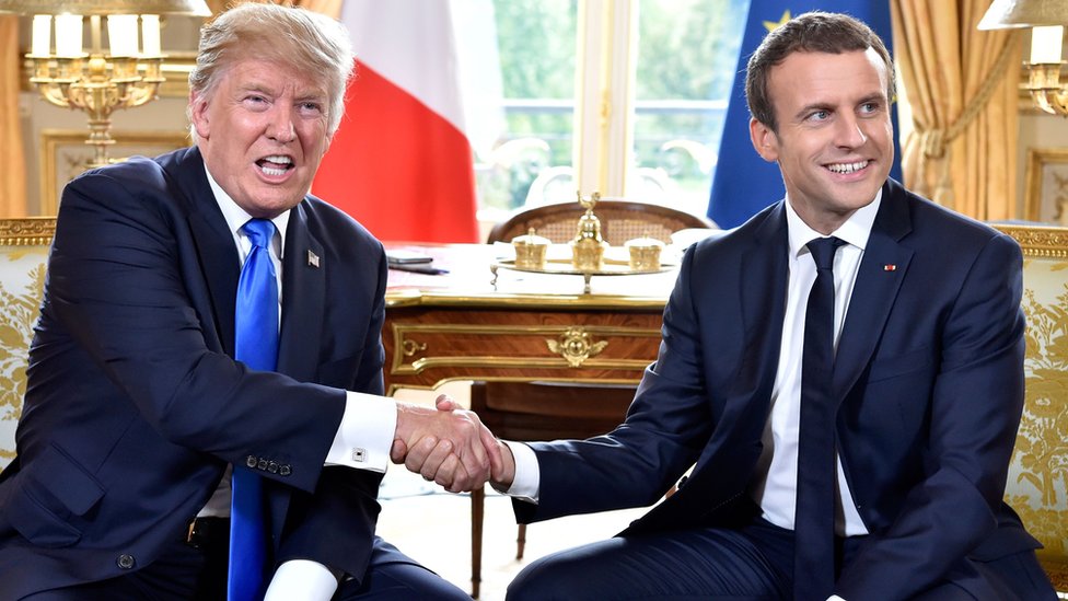 Trump y Macron, reunión en la Casa Blanca - Noticias Prensa Latina